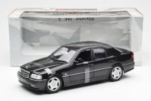 Mercedes C-Class W202 C36 AMG Sort Metallic UT Models 1:18 26102 Metal — billede 6 af 6
