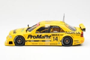 Mercedes C-Class W202 #14 K. Thiim DTM 1994 UT Models 1:18 180943314 Metal — billede 3 af 6