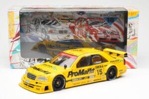 Mercedes C-Class W202 #15 Ommen DTM 1994 UT Models 1:18 180943315 Metal — billede 6 af 6
