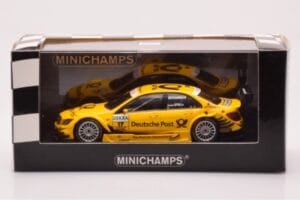 Mercedes C-Class W204 DTM Deutsche Post AMG Mercedes #17 D. Coulthard DTM 2010 Minichamps 1:43 400103817 Metal — billede 4 af 4
