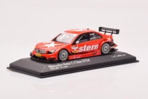 Mercedes C-Class W204 DTM Stern AMG Mercedes #17 M. Lauda DTM 2009 Minichamps 1:43 400093817 Metal — billede 2 af 4