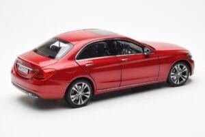 Mercedes C-Class W205 Rød Metallic Asia Exclusive Norev 1:18 183835 Metal — billede 3 af 8