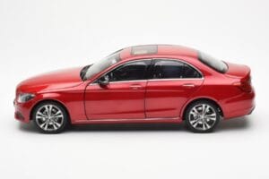 Mercedes C-Class W205 Rød Metallic Asia Exclusive Norev 1:18 183835 Metal — billede 4 af 8