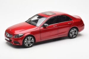 Mercedes C-Class W205 Rød Metallic Asia Exclusive Norev 1:18 183835