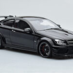 Mercedes C63 AMG W204 Black Series Sort GT Spirit 1:18 - image 4 of 7