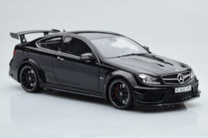 Mercedes C63 AMG W204 Black Series Sort GT Spirit 1:18 ZM019 Resin — billede 4 af 7