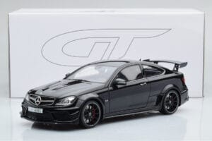 Mercedes C63 AMG W204 Black Series Sort GT Spirit 1:18 ZM019 Resin — billede 7 af 7