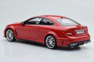 Mercedes C63 AMG W204 Black Series Rød GT Spirit 1:18 GT065 Resin — billede 5 af 6