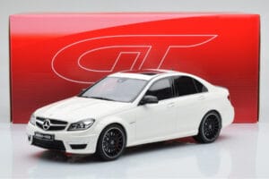 Mercedes C63 AMG W204 Hvid GT Spirit 1:18 GT166 Resin — billede 6 af 6