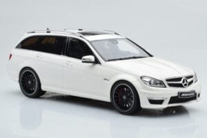 Mercedes C63 AMG S204 T-Model Hvid GT Spirit 1:18 GT147 Resin — billede 4 af 8
