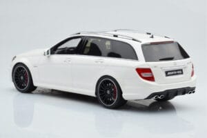 Mercedes C63 AMG S204 T-Model Hvid GT Spirit 1:18 GT147 Resin — billede 5 af 8