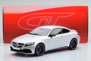 Mercedes C63S AMG C205 Coupe Sølv GT Spirit 1:18 GT116 Resin — billede 6 af 6