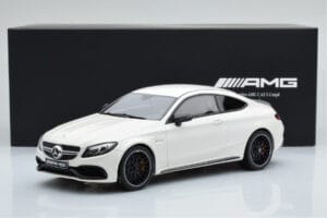 Mercedes C63S AMG C205 Coupe Hvid GT Spirit 1:18 B66965707 Resin — billede 6 af 6