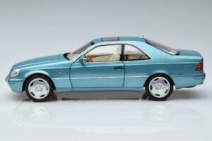 Mercedes CL600 C140 Blå Metallic Norev 1:18 183448 Metal — billede 4 af 7