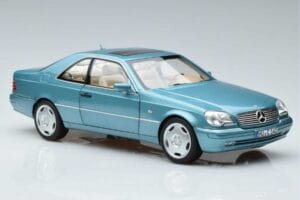 Mercedes CL600 C140 Blå Metallic Norev 1:18 183448 Metal — billede 5 af 7