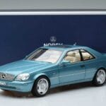 Mercedes CL600 C140 Blå Metallic Norev 1:18 183448 Metal - image 7 of 7