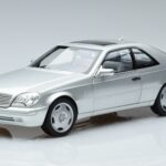 Mercedes CL600 C140 Sølv Metallic Norev 1:18 183446 Metal