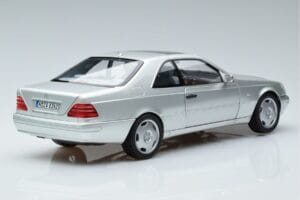 Mercedes CL600 C140 Sølv Metallic Norev 1:18 183446 Metal — billede 3 af 7