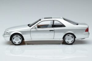 Mercedes CL600 C140 Sølv Metallic Norev 1:18 183446 Metal — billede 4 af 7