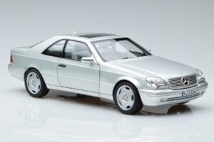 Mercedes CL600 C140 Sølv Metallic Norev 1:18 183446 Metal — billede 5 af 7
