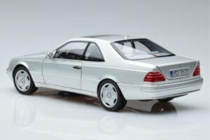 Mercedes CL600 C140 Sølv Metallic Norev 1:18 183446 Metal — billede 6 af 7