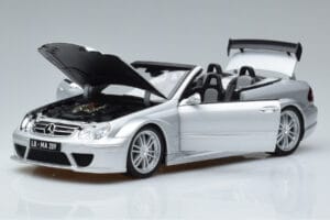 Mercedes CLK DTM AMG W209 Cabriolet Sølv Kyosho 1:18 B66962272 Metal — billede 2 af 8