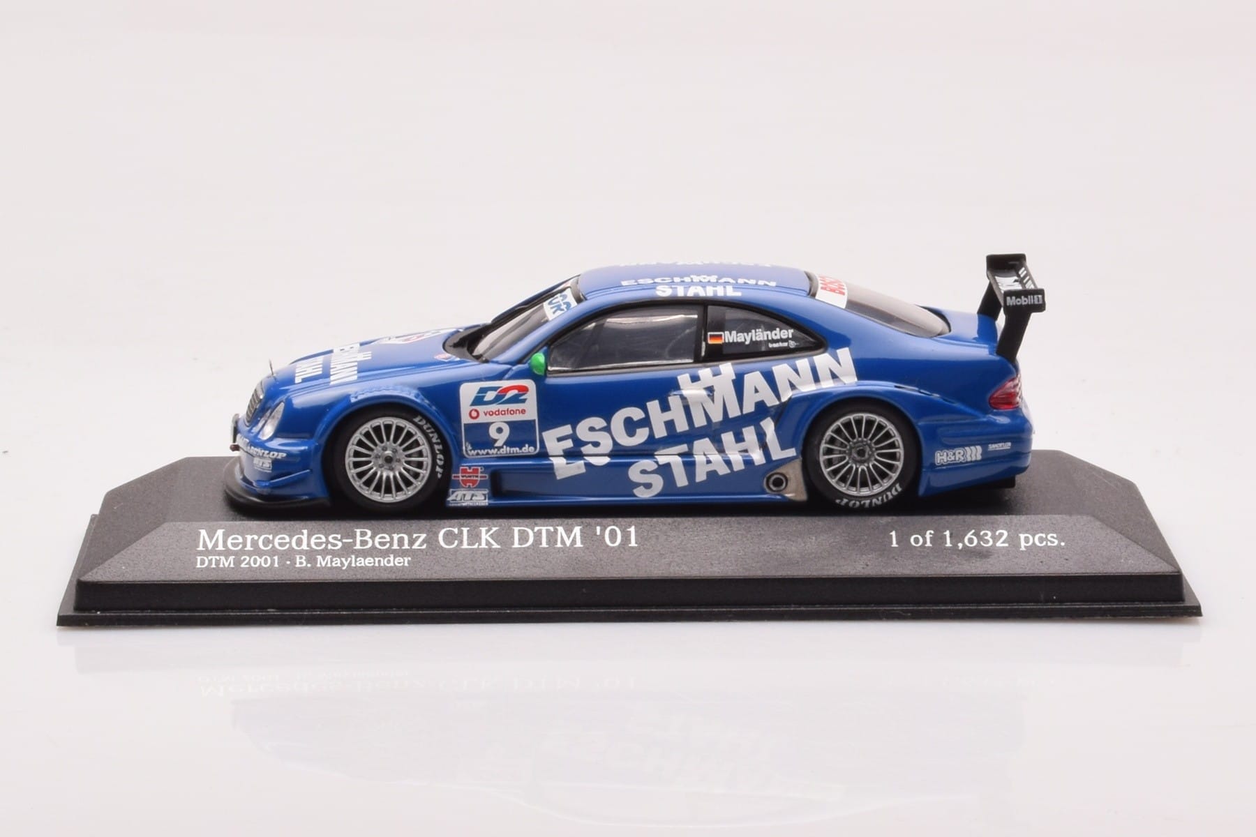 Mercedes CLK DTM Team Manthey #9 B. Maylander DTM 2001 Minichamps 1:43 400013109 Metal