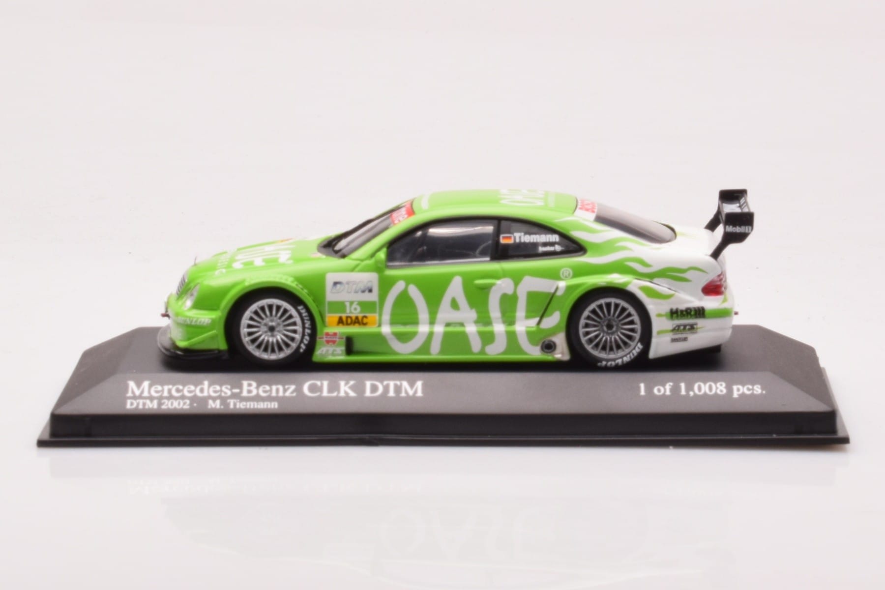 Mercedes CLK DTM Team OASE AMG #16 M. Tiemann DTM 2001 Minichamps 1:43 400023116 Metal