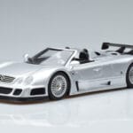 Mercedes CLK GTR Roadster Sølv GT Spirit 1:18 GT155 Resin