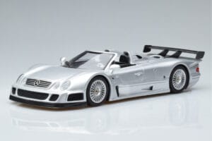 Mercedes CLK GTR Roadster Sølv GT Spirit 1:18 GT155 Resin