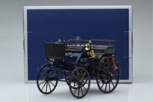 Mercedes Daimler Motorkutsche Mørkeblå Norev 1:18 183700 Metal — billede 6 af 6