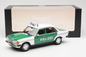 Mercedes E-Class W123 Polizei Norev 1:18 B66040676 Metal — billede 8 af 8
