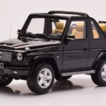 Mercedes G500 W463 Cabriolet Obsidian Sort Otto 1:18