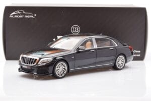 Mercedes Maybach S-Class W222 Brabus 900 Obsidian Sort Almost Real 1:18 860102 Metal — billede 8 af 8