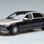 Mercedes Maybach S600 W222 Sort Sølv GT Spirit 1:18 GT237 Resin