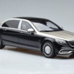 Mercedes Maybach S600 W222 Sort Sølv GT Spirit 1:18 GT237 Resin - image 4 of 6
