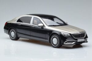 Mercedes Maybach S600 W222 Sort Sølv GT Spirit 1:18 GT237 Resin — billede 4 af 6