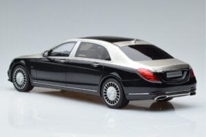 Mercedes Maybach S600 W222 Sort Sølv GT Spirit 1:18 GT237 Resin — billede 5 af 6