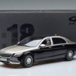 Mercedes Maybach S600 W222 Sort Sølv GT Spirit 1:18 GT237 Resin - image 6 of 6