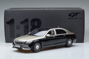 Mercedes Maybach S600 W222 Sort Sølv GT Spirit 1:18 GT237 Resin — billede 6 af 6