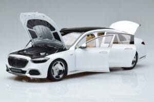 Mercedes Maybach S600 W222 V12 Biturbo Diamond Hvid Almost Real 1:18 820116 Metal — billede 2 af 11