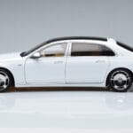 Mercedes Maybach S600 W222 V12 Biturbo Diamond Hvid Almost Real 1:18 - image 4 of 11