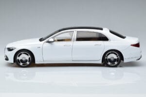 Mercedes Maybach S600 W222 V12 Biturbo Diamond Hvid Almost Real 1:18 820116 Metal — billede 4 af 11
