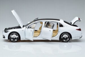 Mercedes Maybach S600 W222 V12 Biturbo Diamond Hvid Almost Real 1:18 820116 Metal — billede 5 af 11
