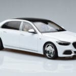 Mercedes Maybach S600 W222 V12 Biturbo Diamond Hvid Almost Real 1:18 - image 6 of 11