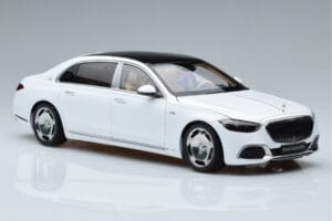 Mercedes Maybach S600 W222 V12 Biturbo Diamond Hvid Almost Real 1:18 820116 Metal — billede 6 af 11