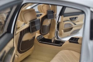 Mercedes Maybach S600 W222 V12 Biturbo Diamond Hvid Almost Real 1:18 820116 Metal — billede 9 af 11