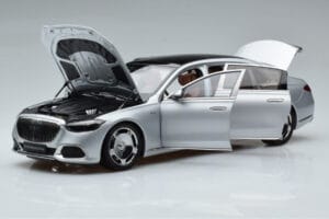 Mercedes Maybach S600 W222 V12 Biturbo Hightech Sølv Almost Real 1:18 820118 Metal — billede 2 af 12