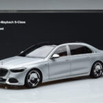 Mercedes Maybach S600 W222 V12 Biturbo Hightech Sølv Almost Real 1:18 - image 12 of 12