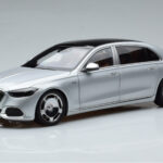 Mercedes Maybach S600 W222 V12 Biturbo Hightech Sølv Almost Real 1:18